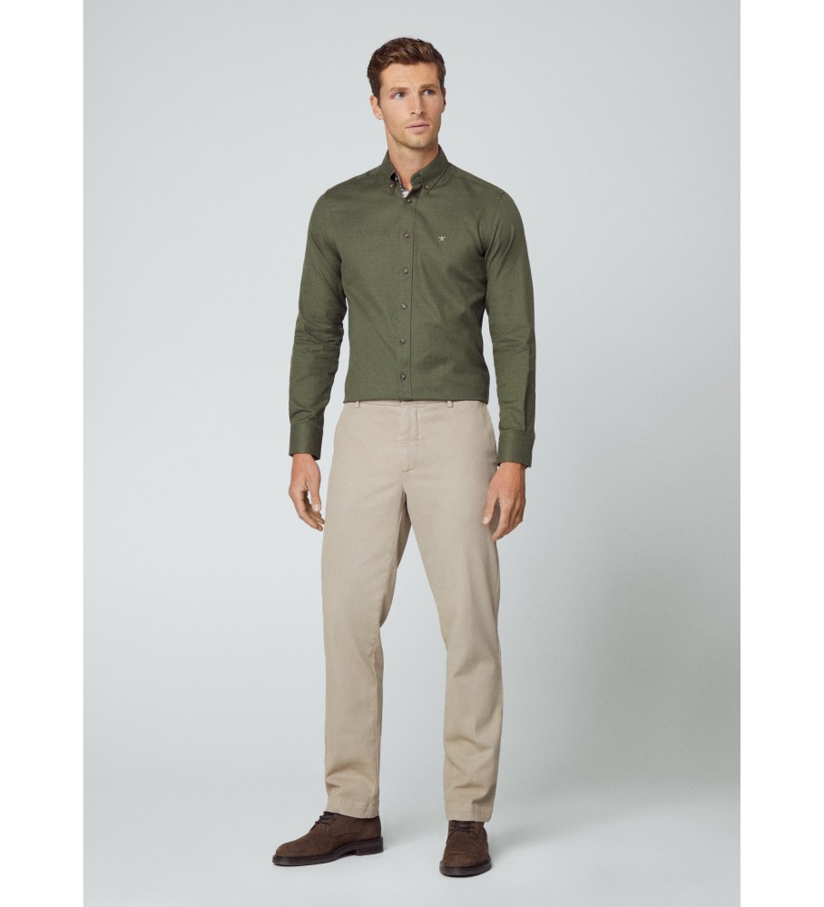 Camisa de flanela verde Hackett