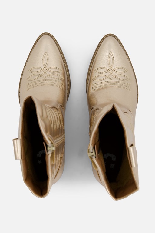 Muyters Cowboylaarzen goud Pu