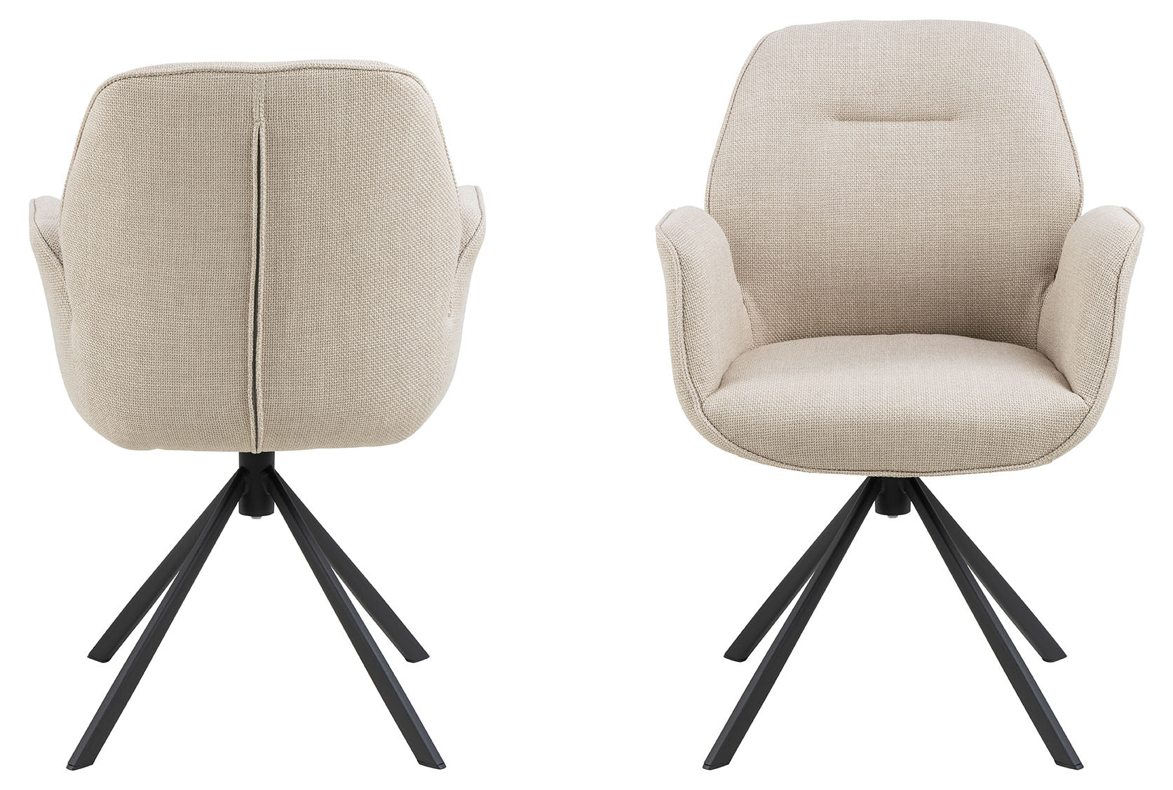 Arne Eetkamerstoel met Arm - Beige