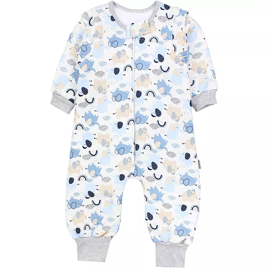 TupTam Baby Schlafsack mit Beinen und Ärmel Winter blau