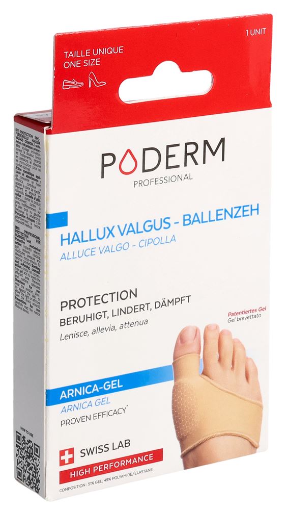 PODERM Schutzorthese für Hallux Valgus 1 Stk