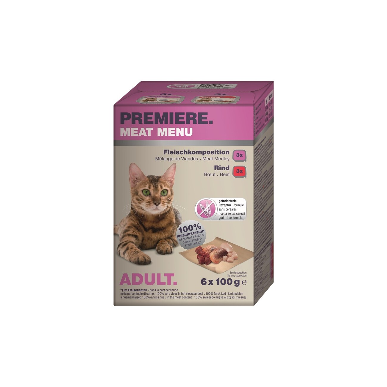 PREMIERE Meat Menu Adult 6x100g