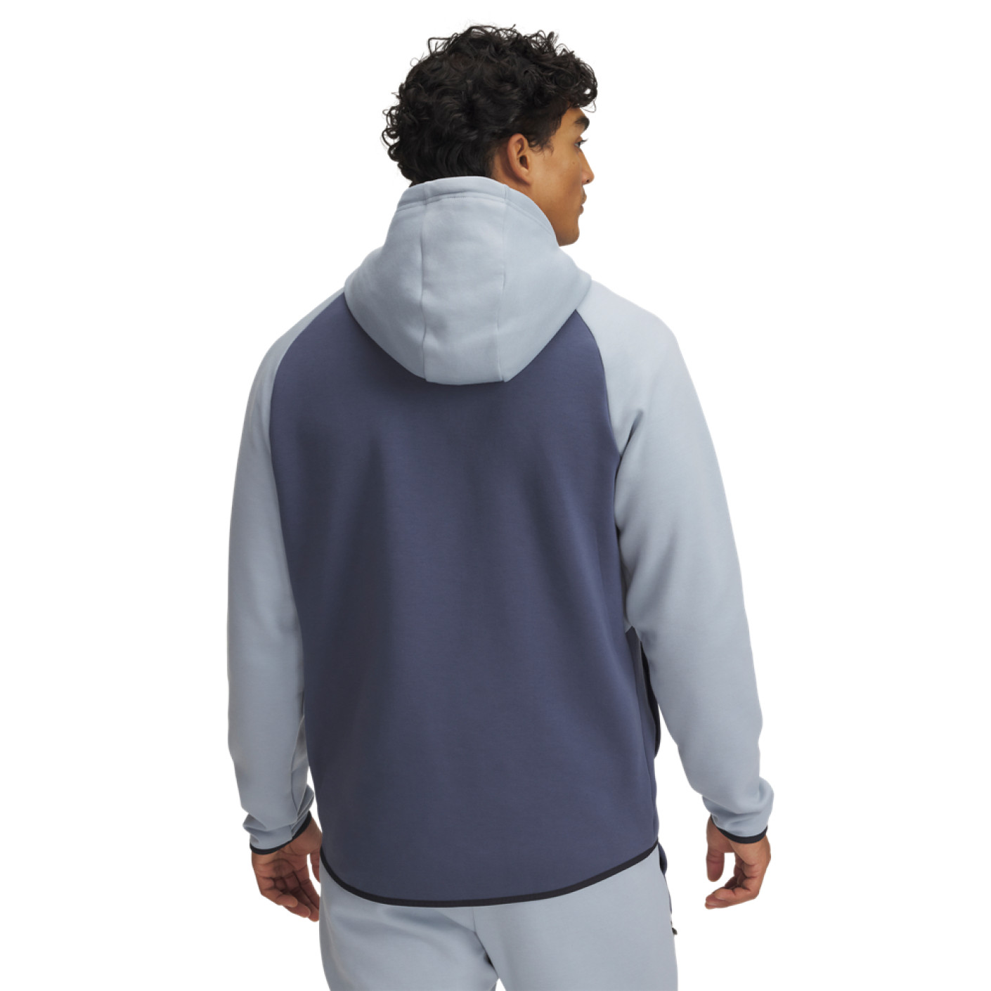 Under Armour Unstoppable Fleece Vest Hooded Full-Zip Lichtblauw Donkerblauw Zwart