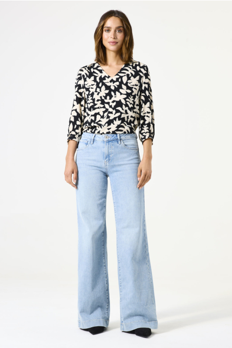 Garcia zwarte dames blouse