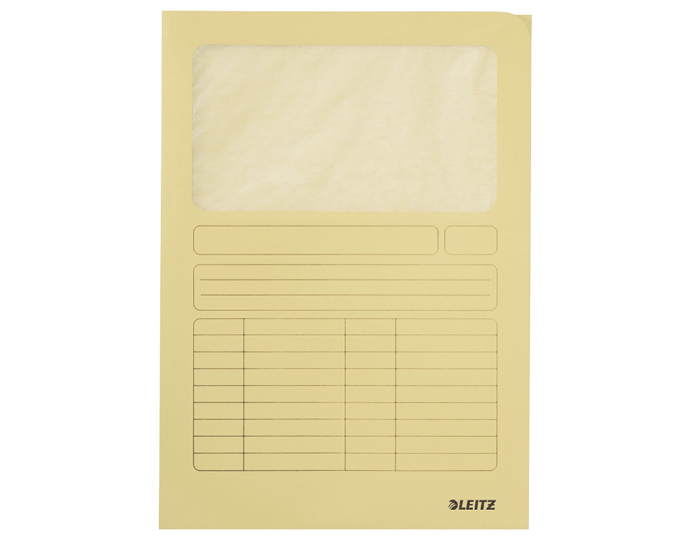 CAPA PROTOCOLO COM JANELA LEITZ AMARELO