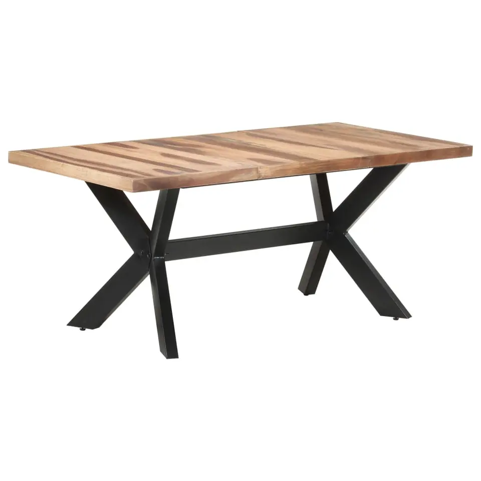 vidaXL - Eettafel - Bruin - Hout - 180 x 90 x 75 cm