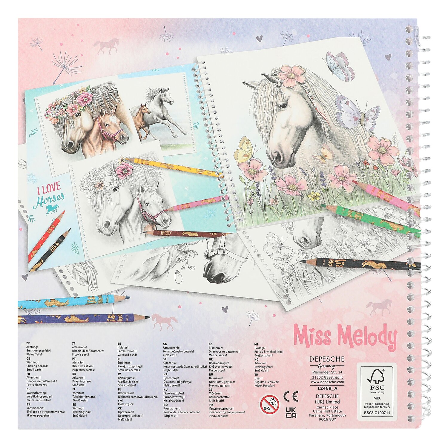 Miss Melody Special Malbuch