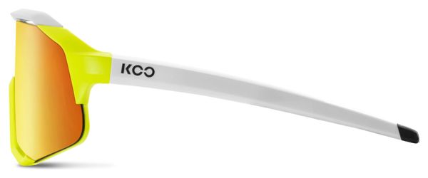 Lunettes KOO Demos Energy Édition Limitée Jaune Fluo Blanc / Orange