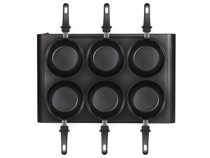 Tristar Wok für 6 Personen Wokset inklusive sechs bunten Wok-Pfännchen