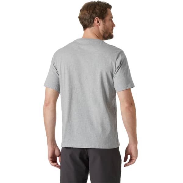 T-shirt HELLY HANSEN LOGO T-SHIRT 2.0 GREY MELANGE