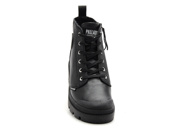 Palladium boots bottine plates femme pallabase leather noir