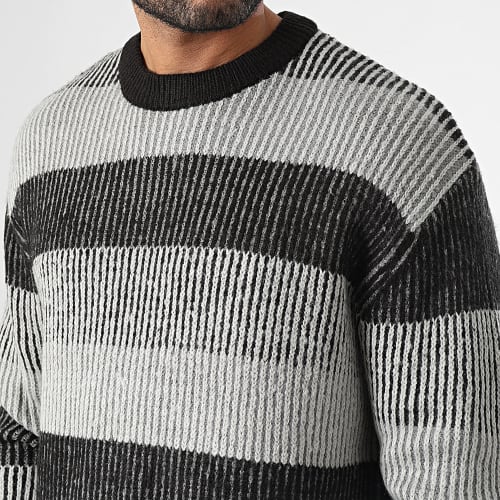 Pull Tony Relax 22027693 Noir Gris