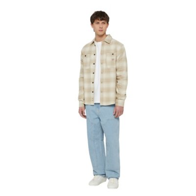 Chemise à manches longues homme Evansville MARRON DICKIES