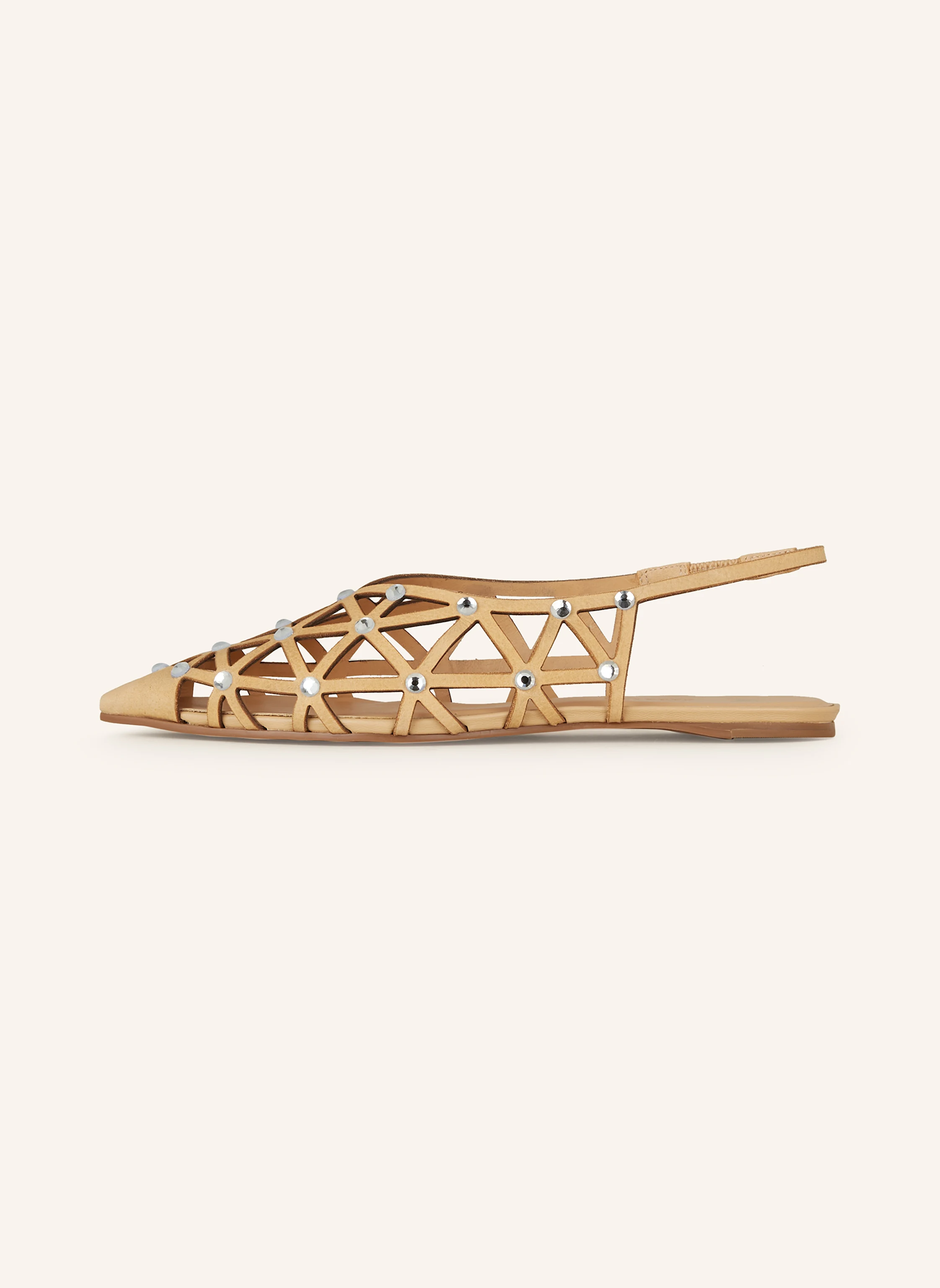 CARRANO Ballerinas mit Schmucksteinen