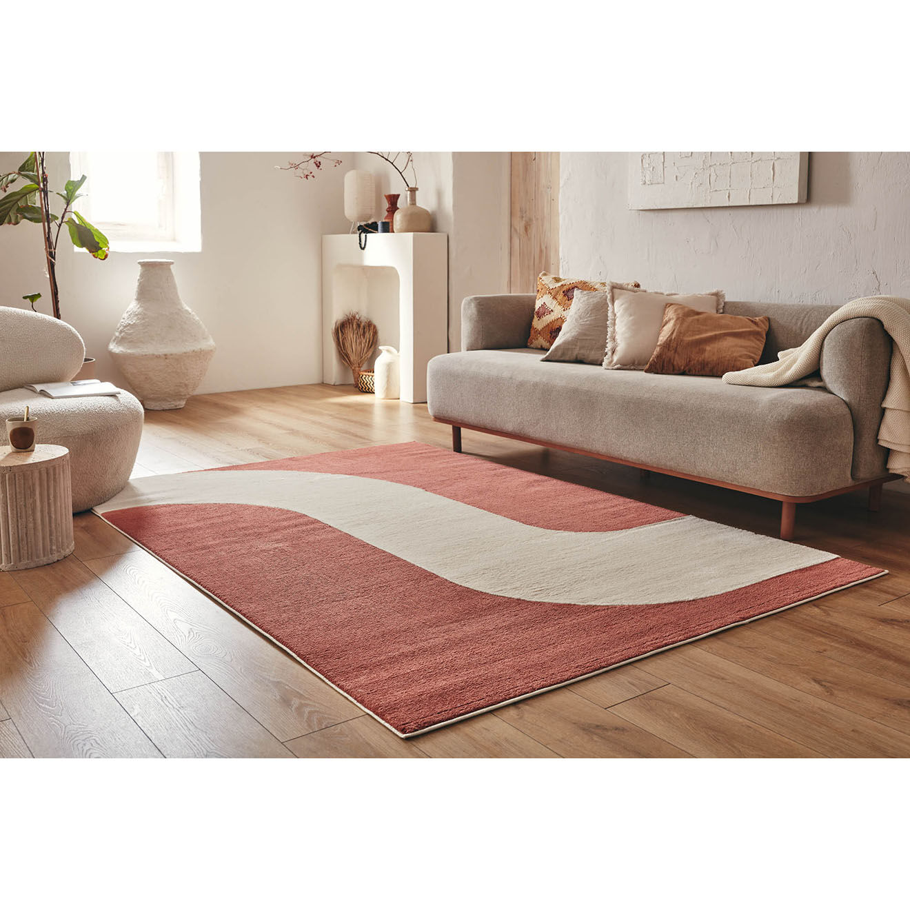 Nazar Rugs Tapis Nely 794 brun - 120x160 cm