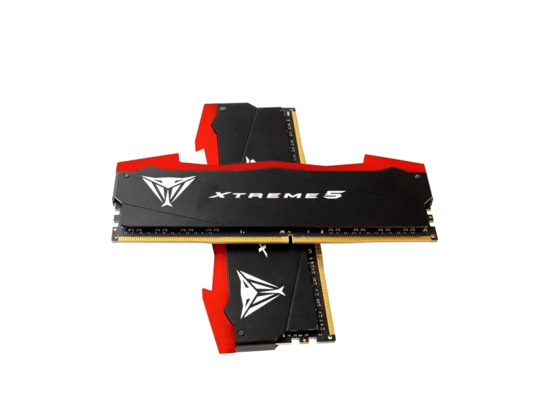 Patriot Viper Xtreme 5 - DDR5 - sæt - 48 GB: 2 x 24 GB - DIMM 288-PIN - 4100 MHz / PC5-65600 - CL38 - 1.45 V - ikke bufferet - on-die ECC - mat sort, hvid, rød