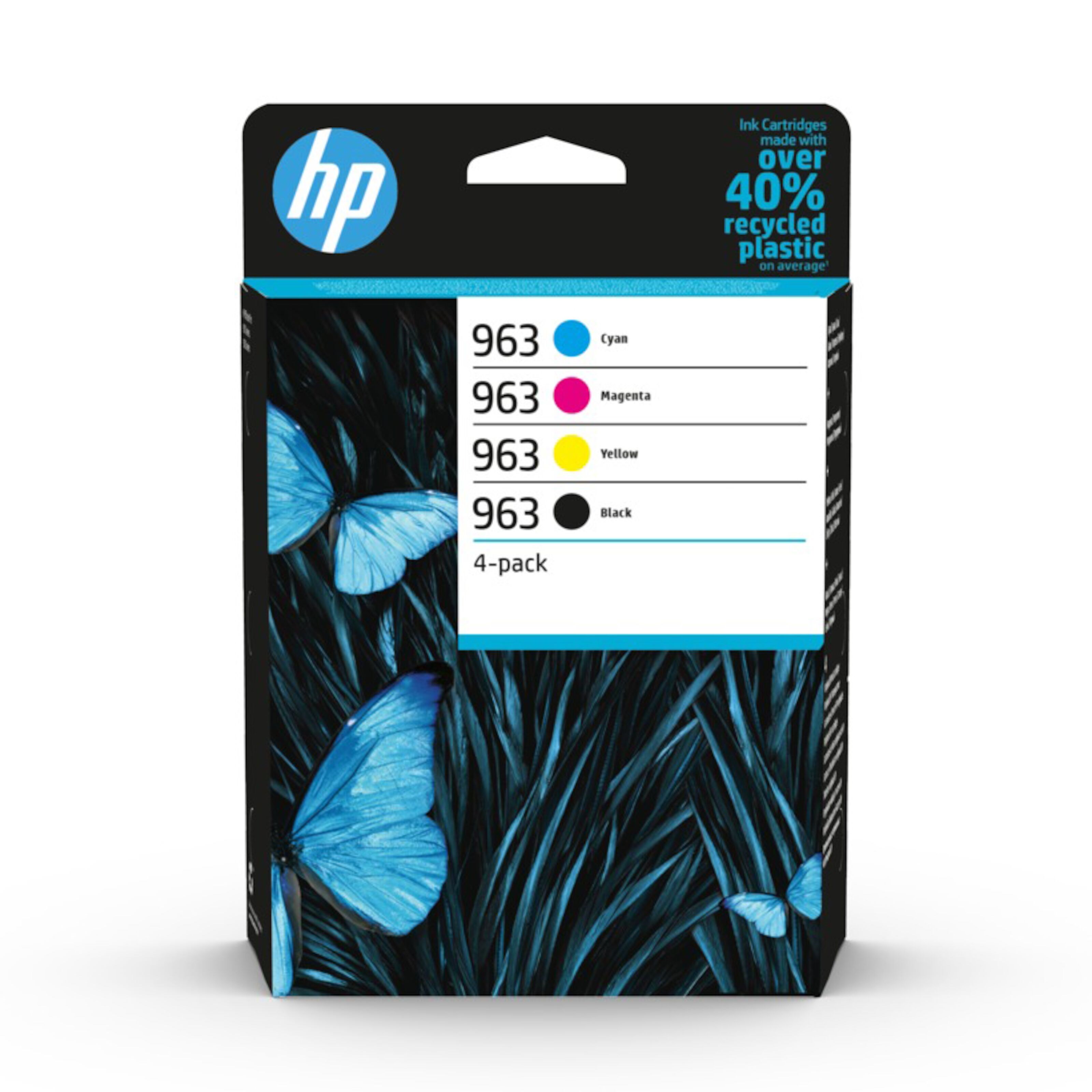HP 963 Blekkpatroner 4-pk.