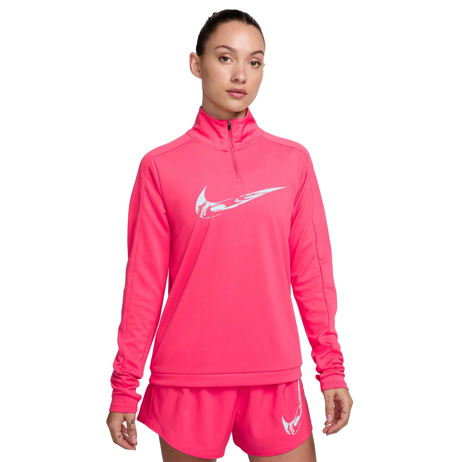 Nike  Swoosh Dri-fit 1/4 Zip Mid Layer