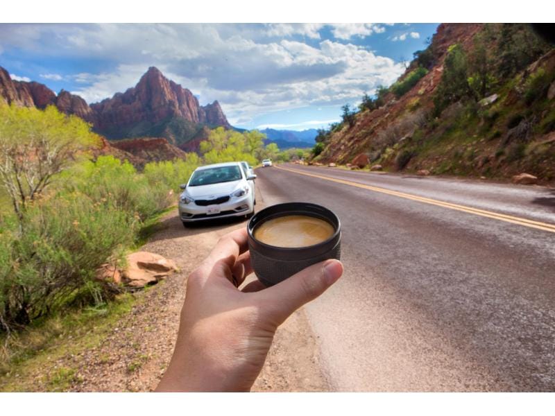 Wacaco Reisekaffeemaschine Minipresso NS Nespresso Kapseln Kompakte Kapselkaffeemaschine für unterwegs
