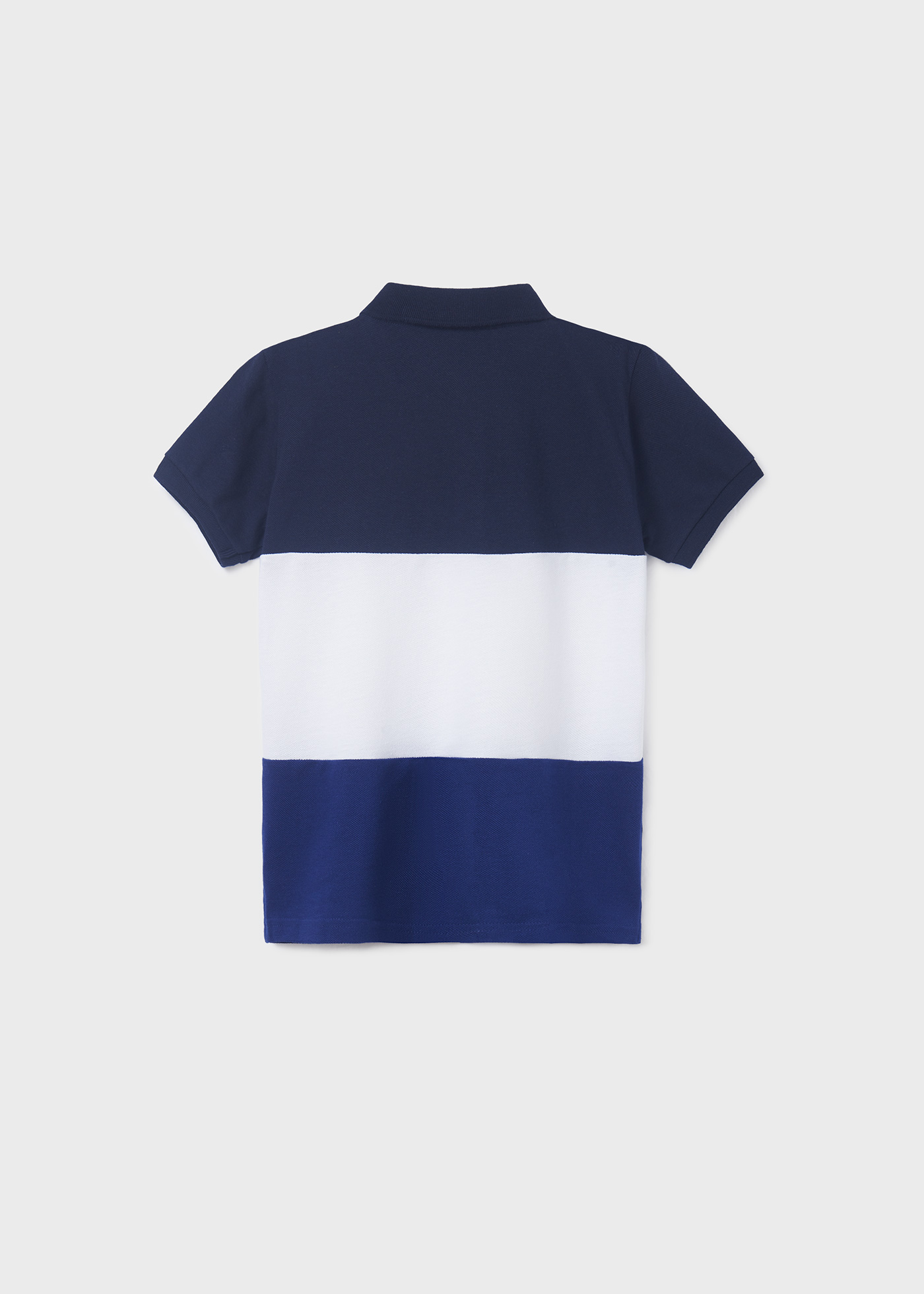 Camisa polo infantil de algodão com estampa