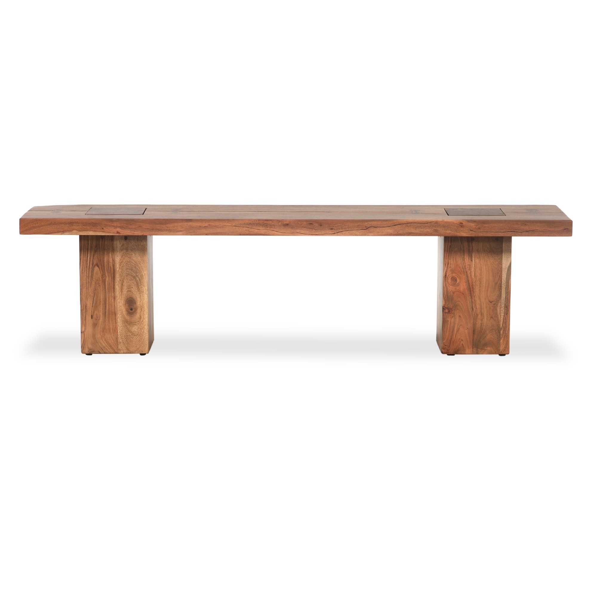 Sitzbank 'Carlo', natur, B 180 cm, H 45 cm, T 40 cm von fischer's lagerhaus
