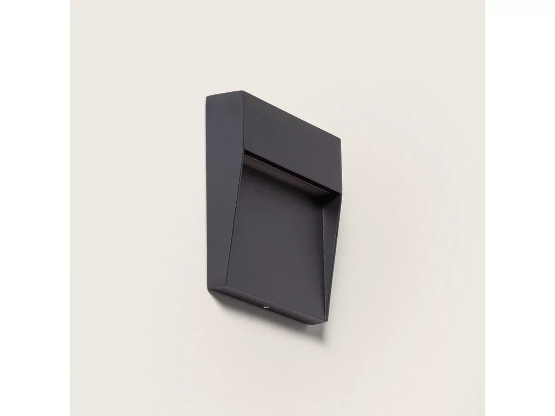 Applique Murale Extérieur LED 3W CCT Seleccionable en Saillie Carrée Jade Blanc