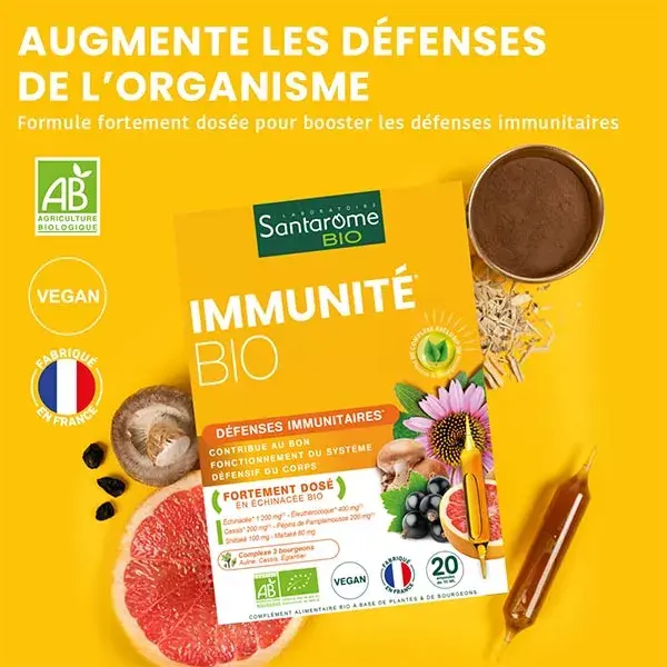 Santarome Bio Immunity 20 ampolas