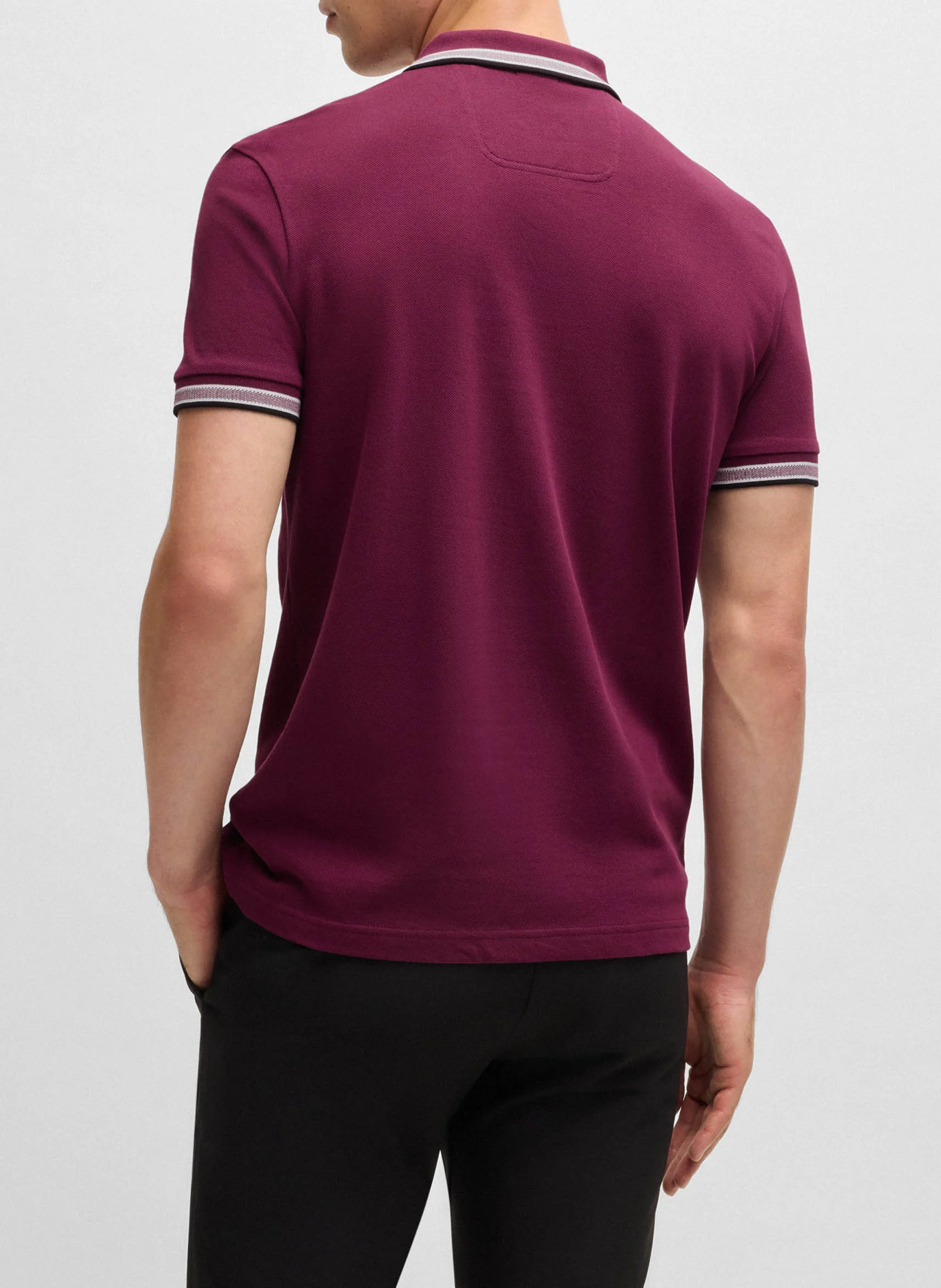 Polo regular fit en coton | Rose