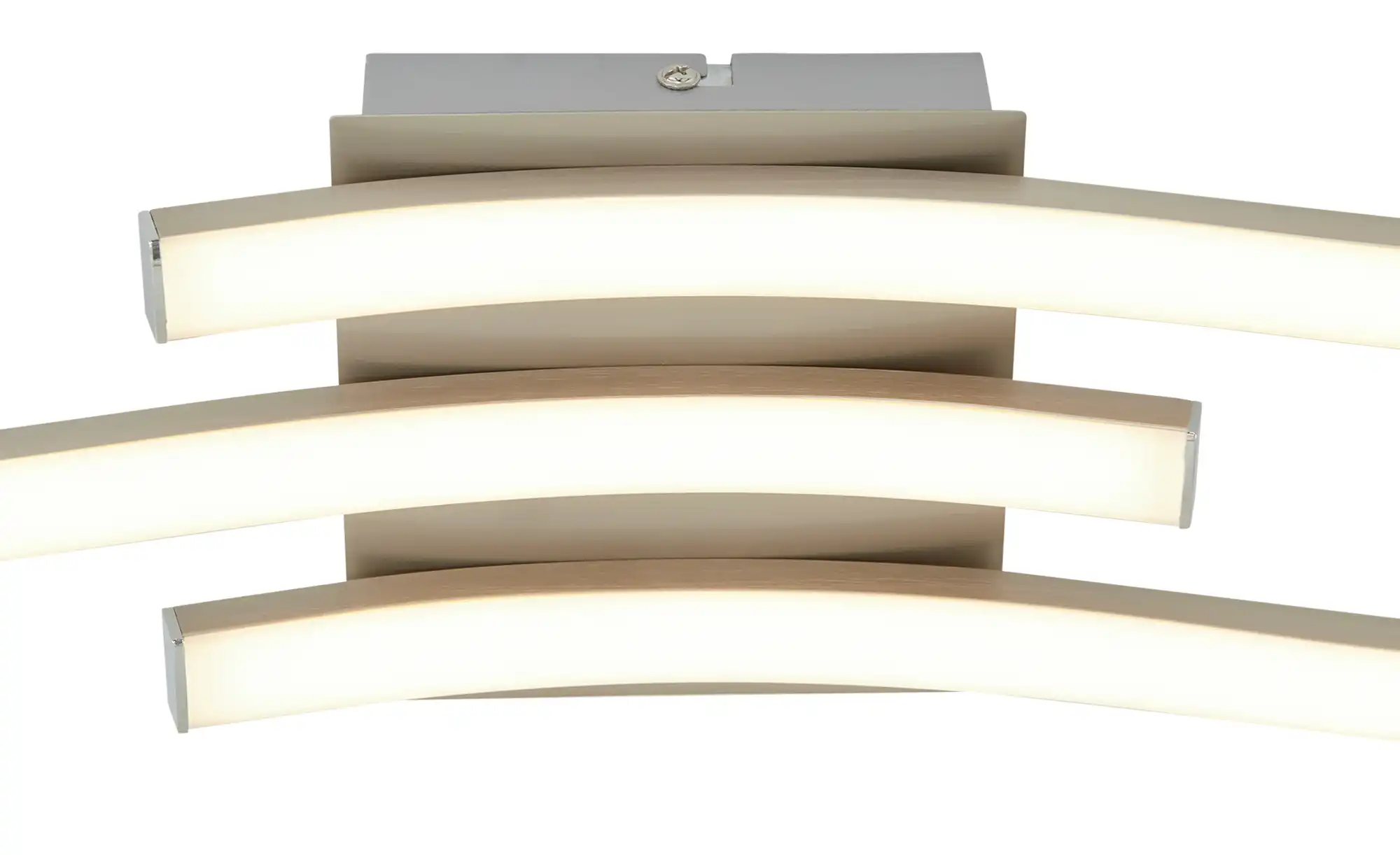Trio LED-Deckenleuchte, 3-flammig, Nickel matt