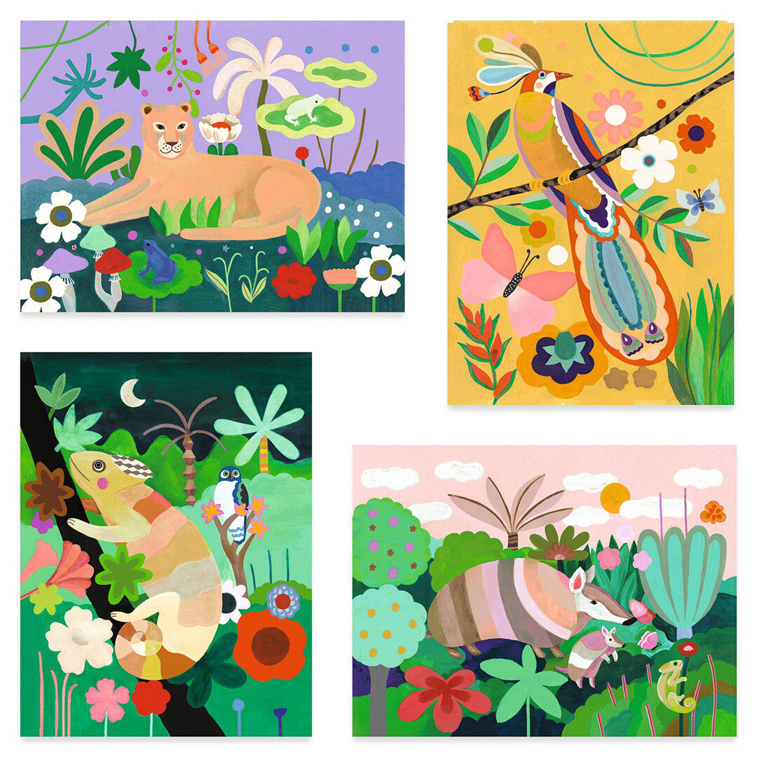 Djeco 3D schilderijen tropical forest