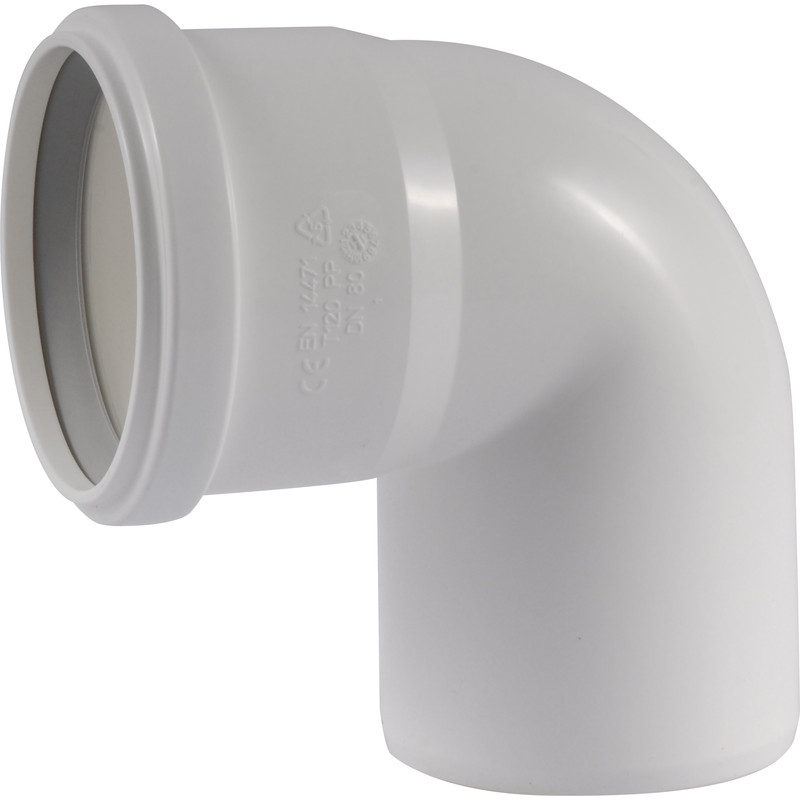 Ubbink Rolux rookgasafvoer bocht PP80 87°