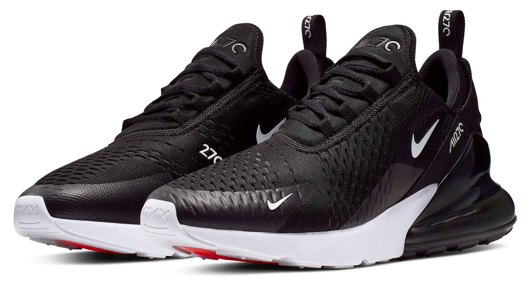 Air Max 270 Herre 002/Black/Anthracite/White/Solar Red