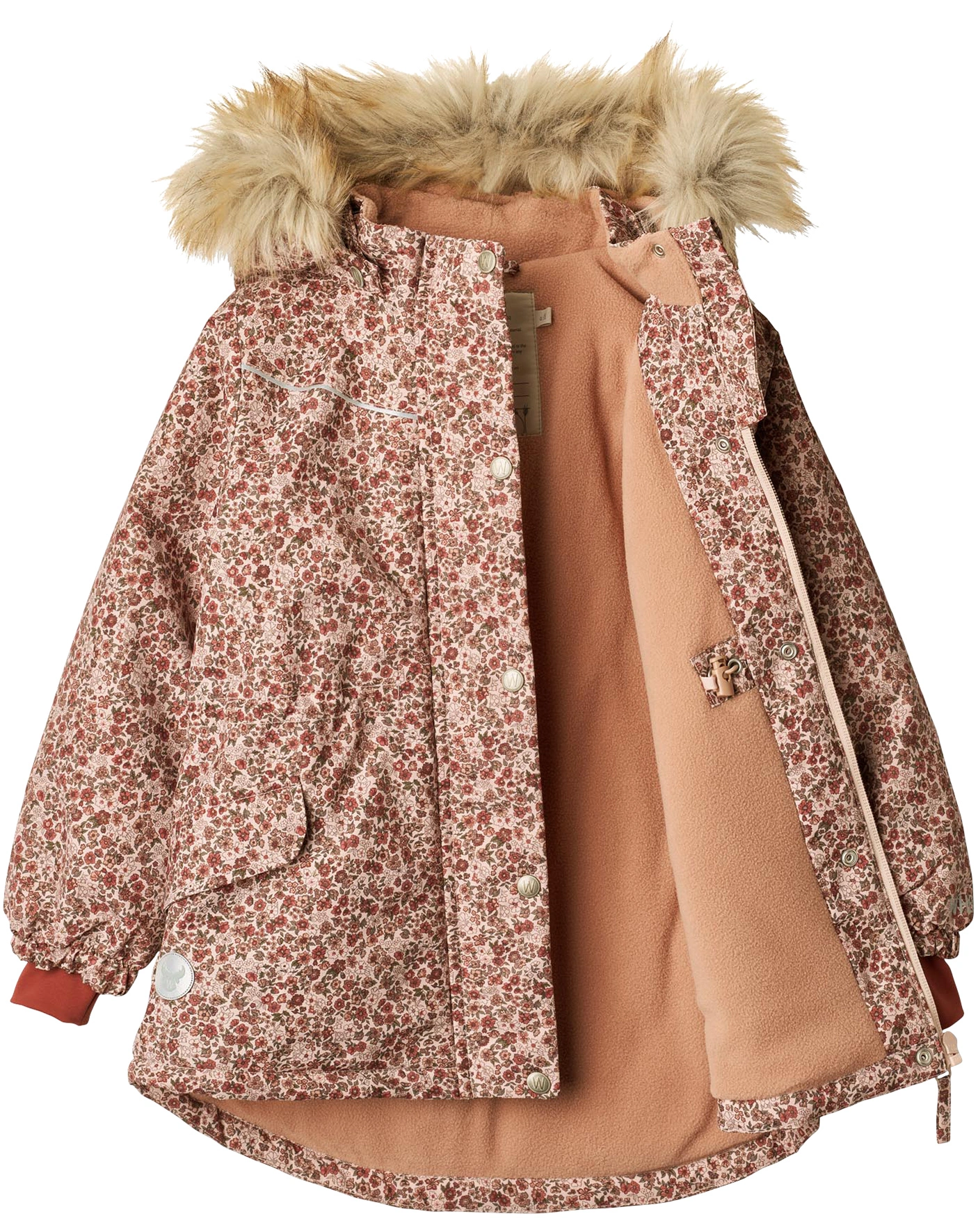 Winterjacke MATHILDE TECH FLOWERS in rose dust