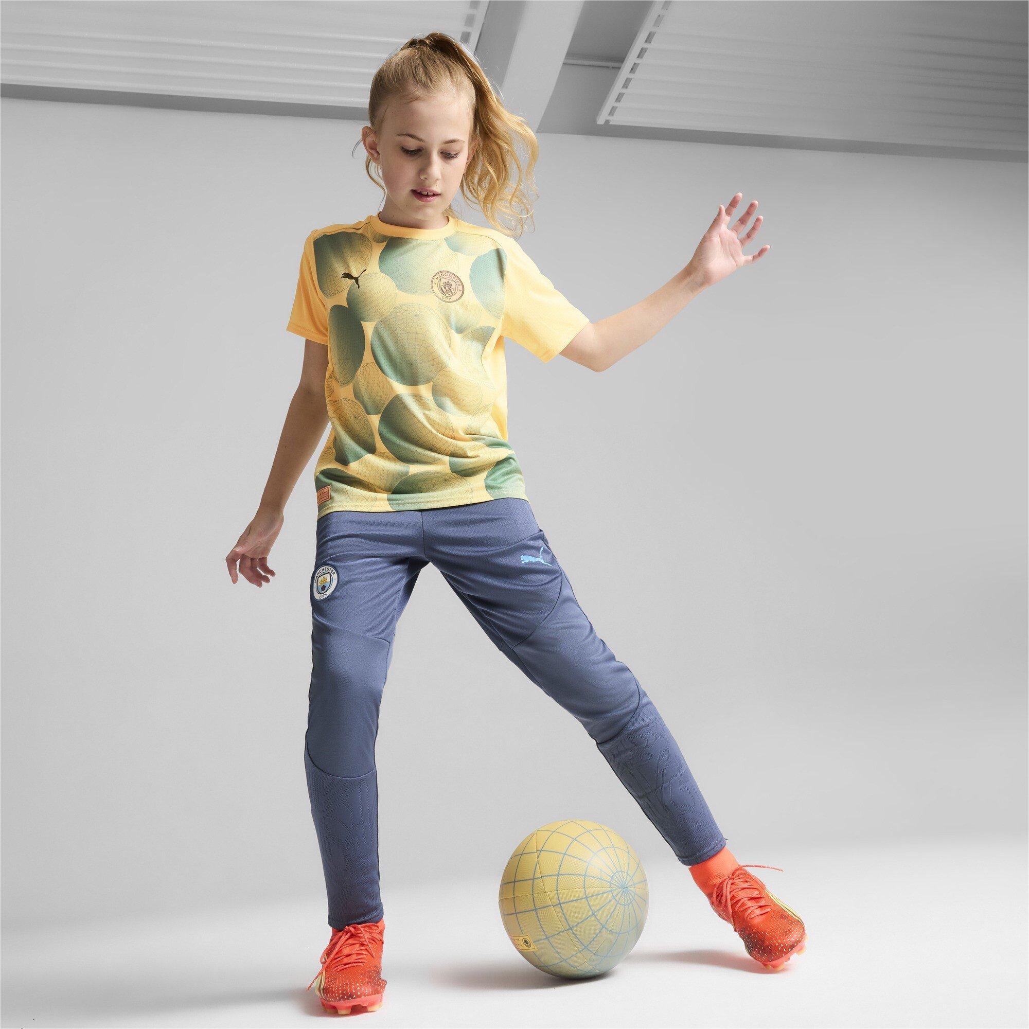 Puma MCFC Prematch SS Jersey Jr