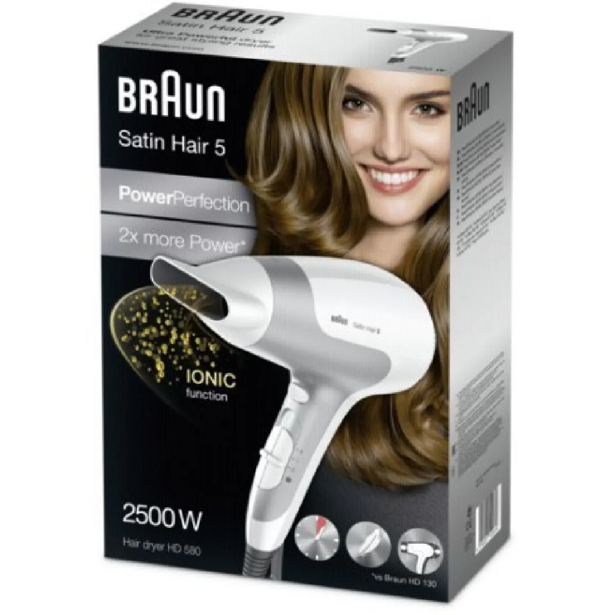 Braun satin Hair 5 HD 580 Power Perfection Solo