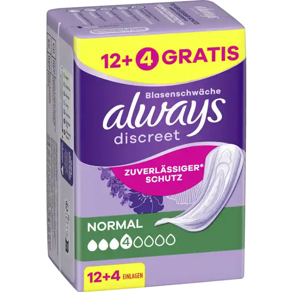 Discreet Inkontinenz Normal 12+4