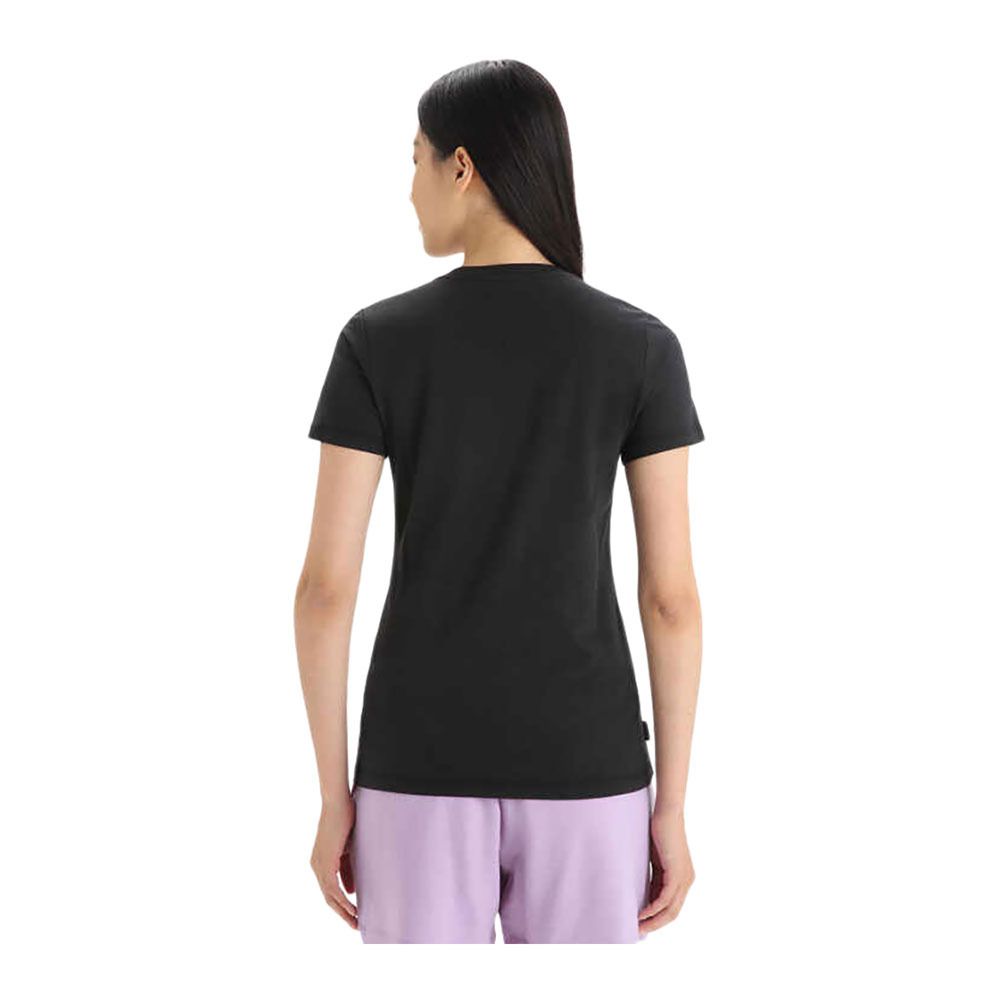 Icebreaker CENTRAL CLASSIC - Tee-shirt Femme black