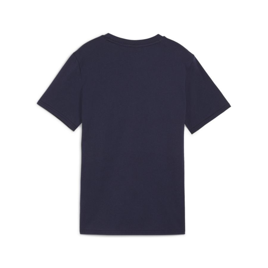 PUMA T-Shirt teamGOAL Casuals - Bleu Marine - Blanc Enfant