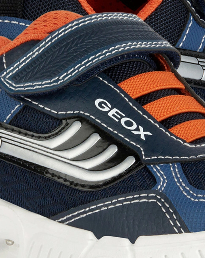 Klett-Sneaker WROOM in navy/orange