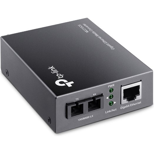 TP-Link MC210CS convertisseur de support réseau 1000 Mbit/s 1310 nm Monomode Noir