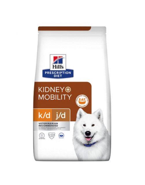 Hill's Prescription Diet K\/D + Mobility - Kidney + Joint Care Zak Kip - Hondenvoer