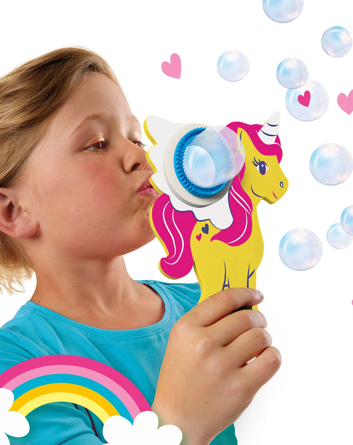 Seifenblasen UNICORN BUBBLES 4-teilig