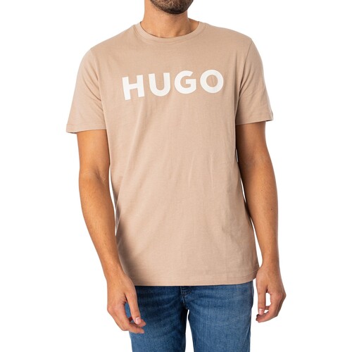 BOSS - Dulivio Camiseta Gráfica Beige