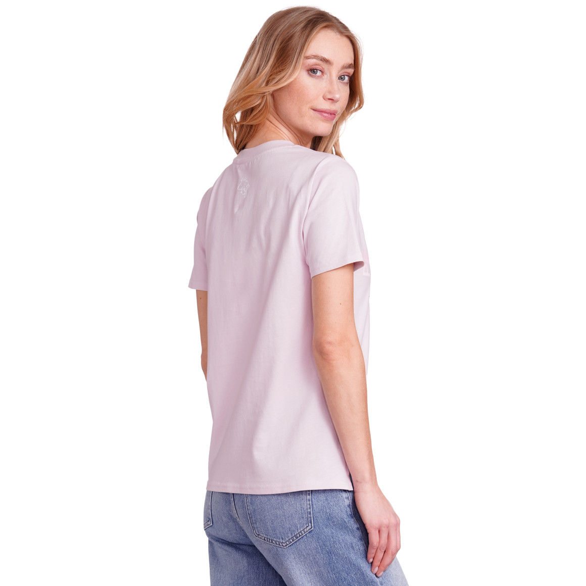 Peanuts T-Shirt mit Brust- Print helllila