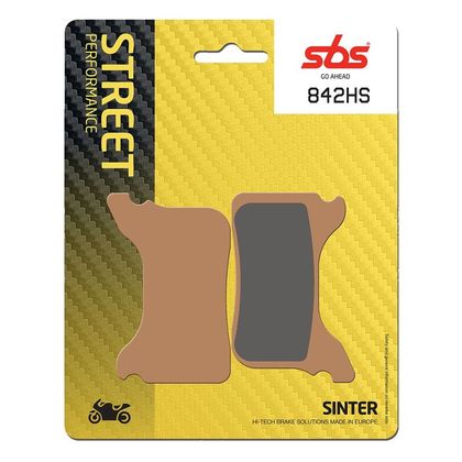 Plaquettes de freins SBS 842HS Sinter Métal Fritté avant