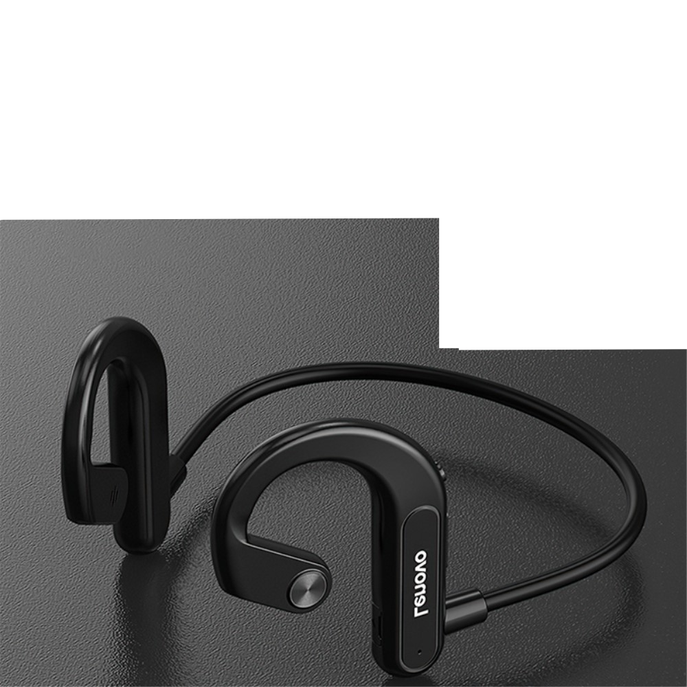 X3 Bluetooth 5.0 Sport Kopfhörer Headset Open-Ear Luftleiter-Technologie Spritzwasserfest (IPX5) - Schwarz