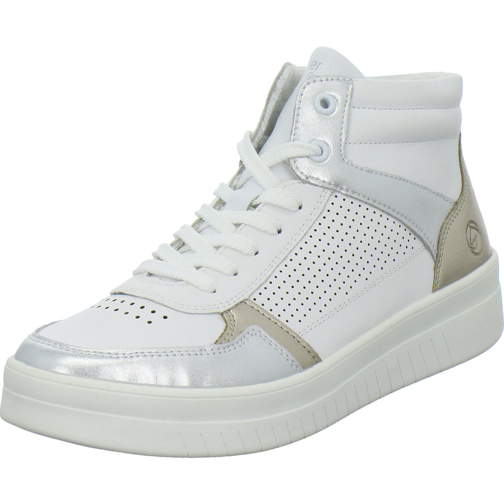 Remonte Stiefel Damen Weiß-kombi