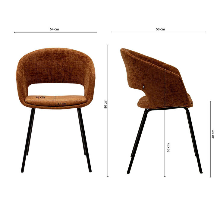 Eetkamerstoel - Mette terra | Modern design