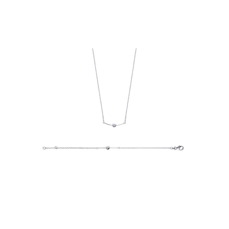 Collier Femme - Argent 925 - Longueur : 45 cm