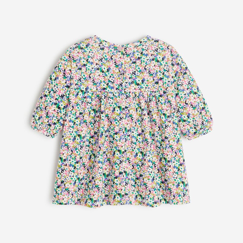 Robe bébé fille semis fleuris blanche Catimini Blanc